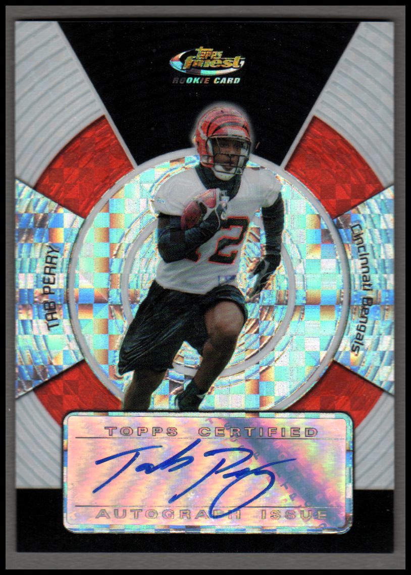 2005 Finest Xfractors #173 Tab Perry AU