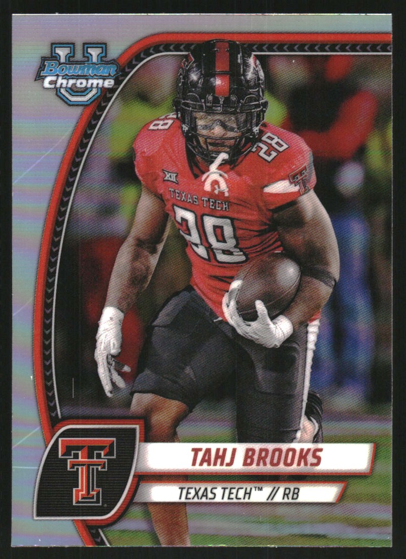 2024 Bowman Chrome University Refractors #193 Tahj Brooks