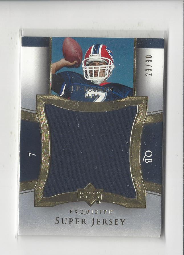 2005 Exquisite Collection Super Jersey Gold #SJJP J.P. Losman - NM