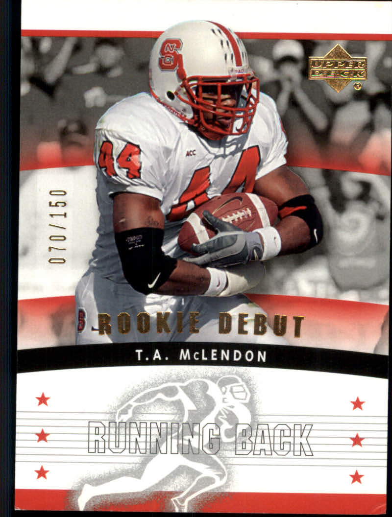 2005 Rookie Debut (Upper Deck) Football "Parallel" Cards - Picture 8 of 9