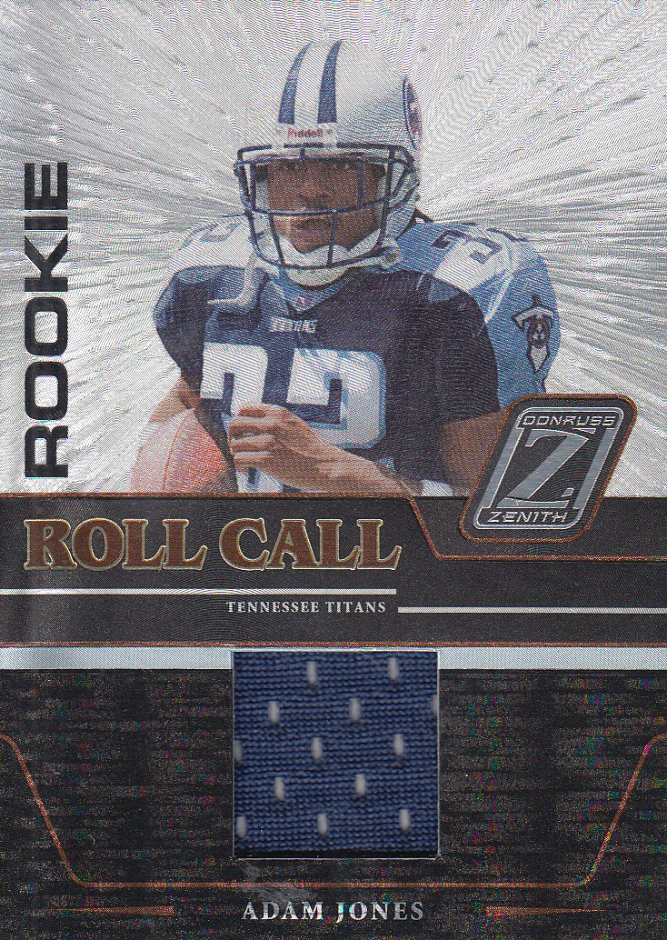 2005 Zenith Rookie Roll Call Jerseys #RC1 Adam Jones