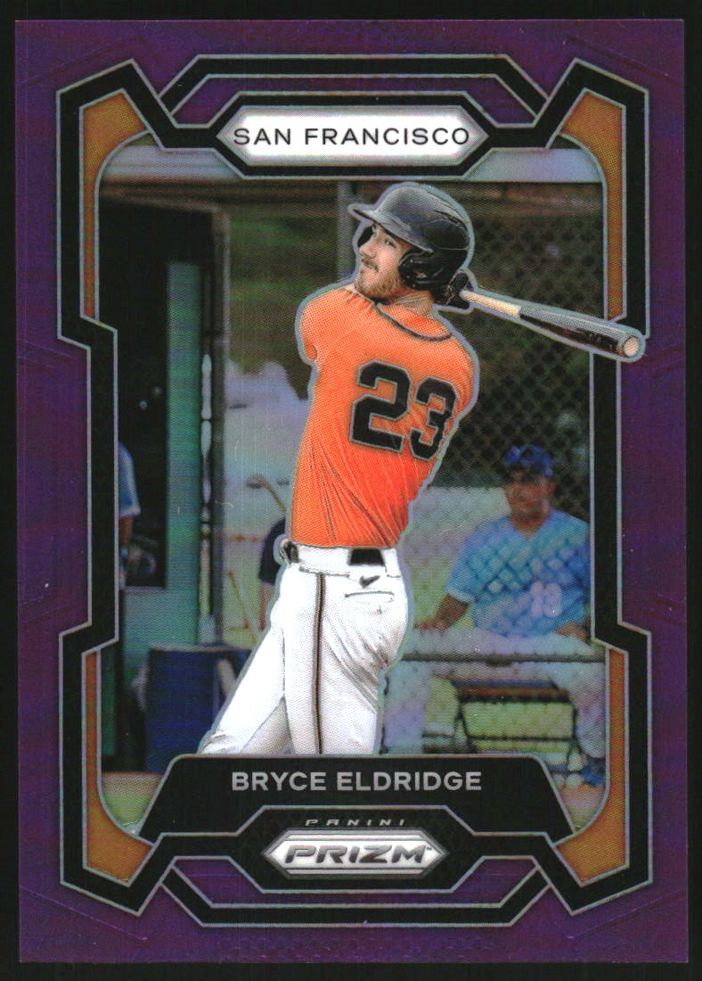 2024 Panini Prizm Prizms Purple #255 Bryce Eldridge /99