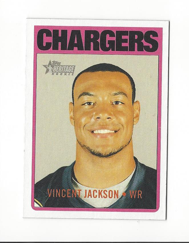 2005 Topps Heritage #60A Vincent Jackson RC