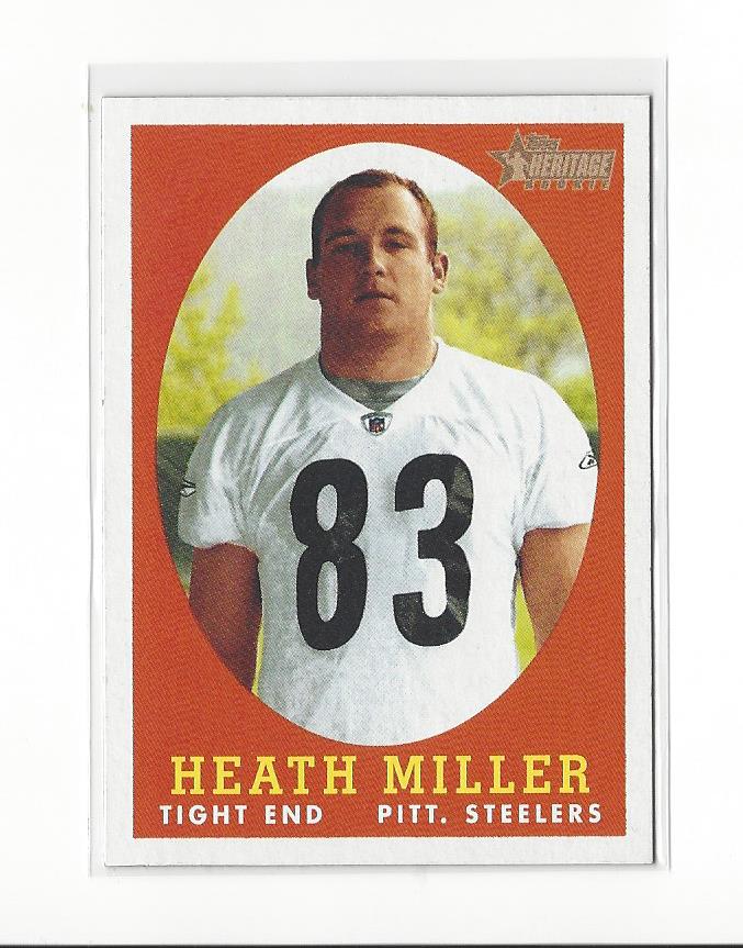 2005 Topps Heritage #61B Heath Miller 58T SP