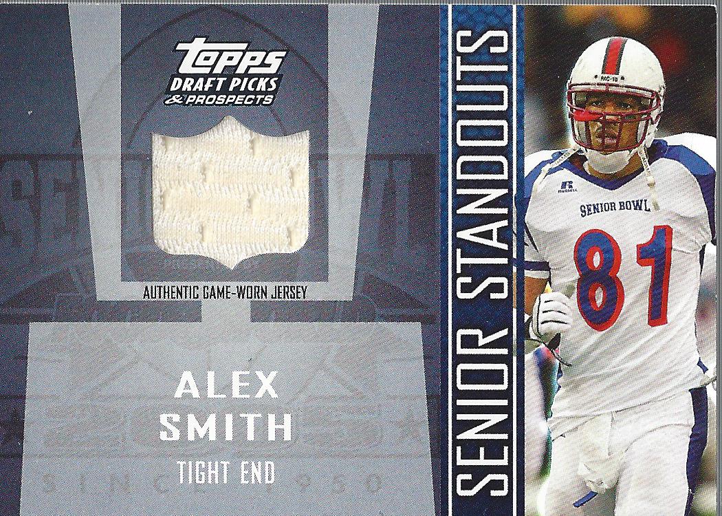 2005 Topps Draft Picks and Prospects Senior Standout Jersey #SSAS Alex Smith TE F