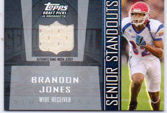 2005 Topps Draft Picks and Prospects Senior Standout Jersey #SSBJ Brandon Jones C