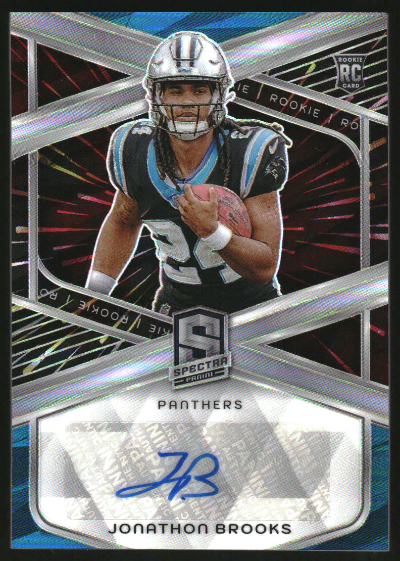 2024 Panini Spectra Rookie Autographs Hyper #13 Jonathon Brooks /60