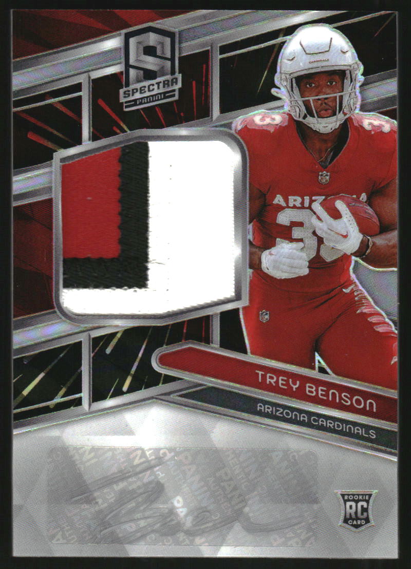 2024 Panini Spectra Hyper #219 Trey Benson Auto Jersey /60
