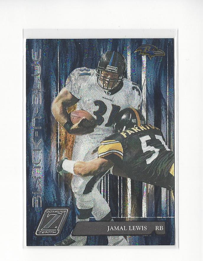 2005 Zenith Black 'N Blue Silver #BB13 Jamal Lewis
