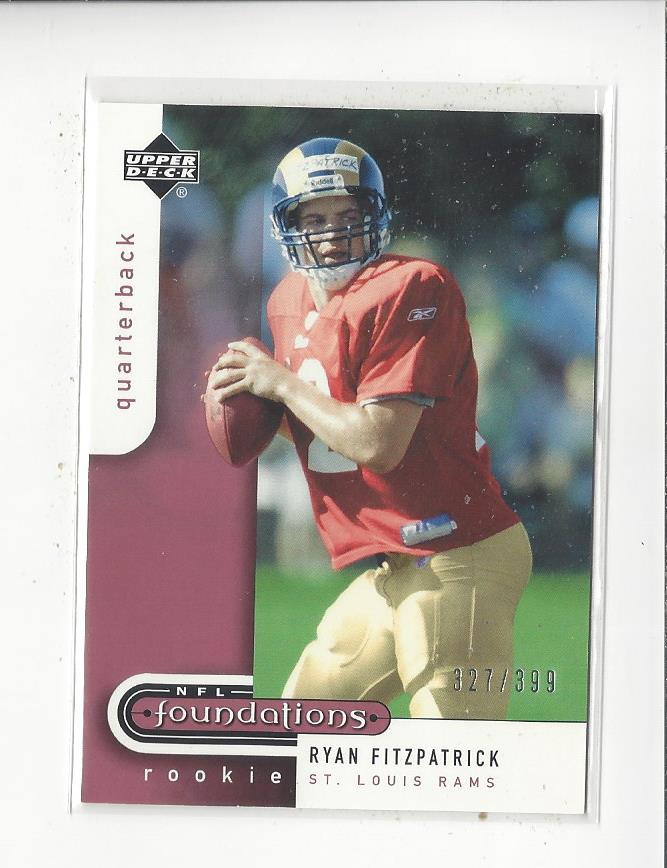 2005 Upper Deck Foundations #158 Ryan Fitzpatrick RC