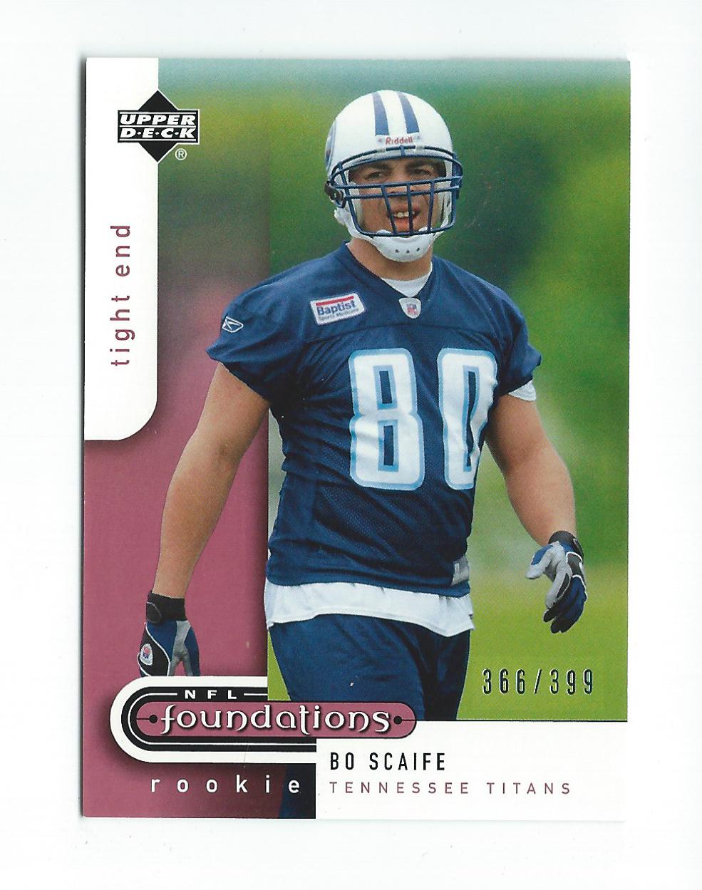 2005 Upper Deck Foundations #179 Bo Scaife RC