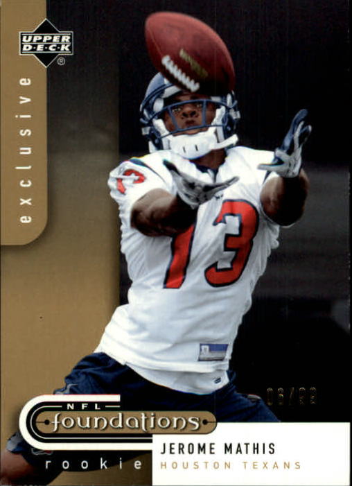 2005 Upper Deck Foundations Exclusive Gold #132 Jerome Mathis
