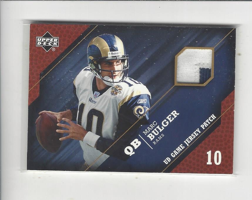 2005 Upper Deck Game Jersey Patches #PMB Marc Bulger
