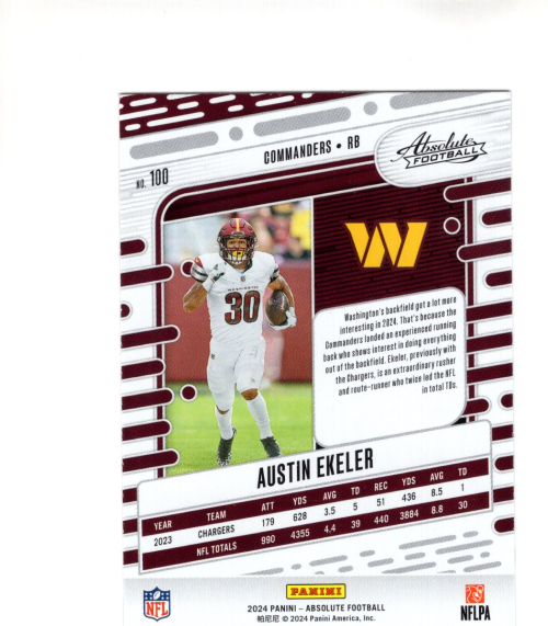 B6272- 2024 Absolute Football Asst Insert Cards -You Pick- 15+ FREE US SHIP - Picture 31 of 173