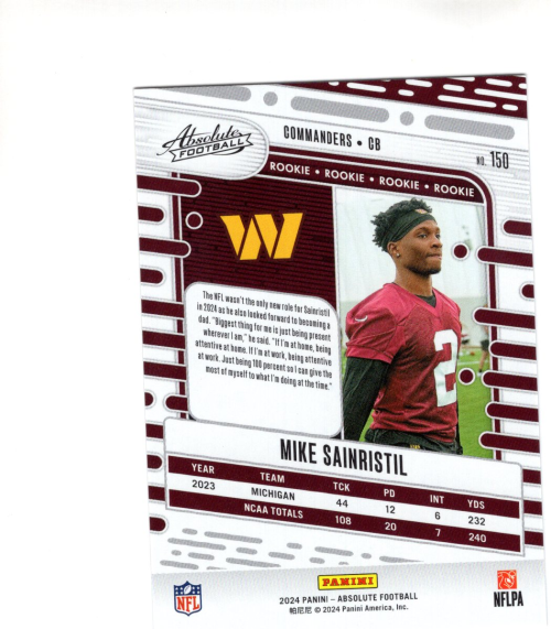 B6272- 2024 Absolute Football Asst Insert Cards -You Pick- 15+ FREE US SHIP - Picture 39 of 173
