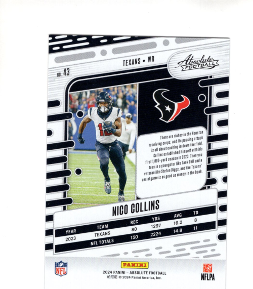 B6272- 2024 Absolute Football Asst Insert Cards -You Pick- 15+ FREE US SHIP - Picture 137 of 173