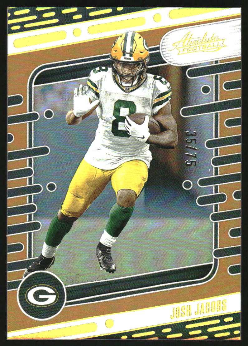 2024 Absolute Spectrum Orange #38 Josh Jacobs /75
