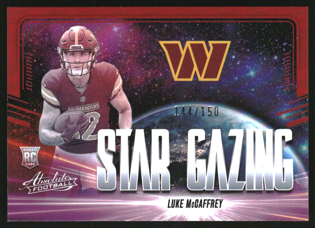 2024 Absolute Star Gazing Spectrum Red #6 Luke McCaffrey