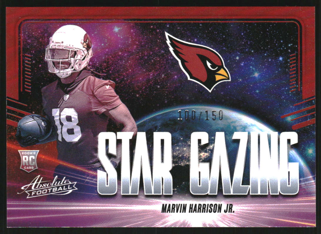 2024 Absolute Star Gazing Spectrum Red #20 Marvin Harrison Jr.