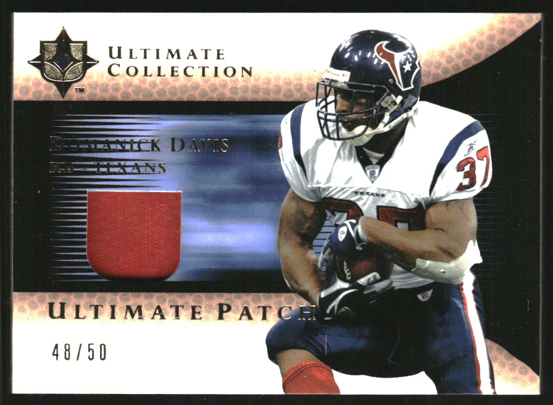 2005 Ultimate Collection Game Jersey Patches #GJPDD Domanick Davis
