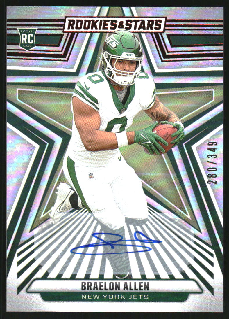 2024 Rookies and Stars Signatures Longevity #110 Braelon Allen Auto /349