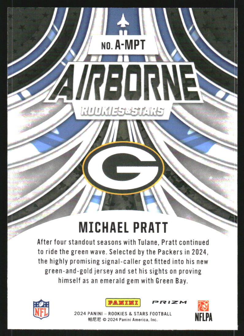 2024 Rookies and Stars Airborne Longevity #30 Michael Pratt