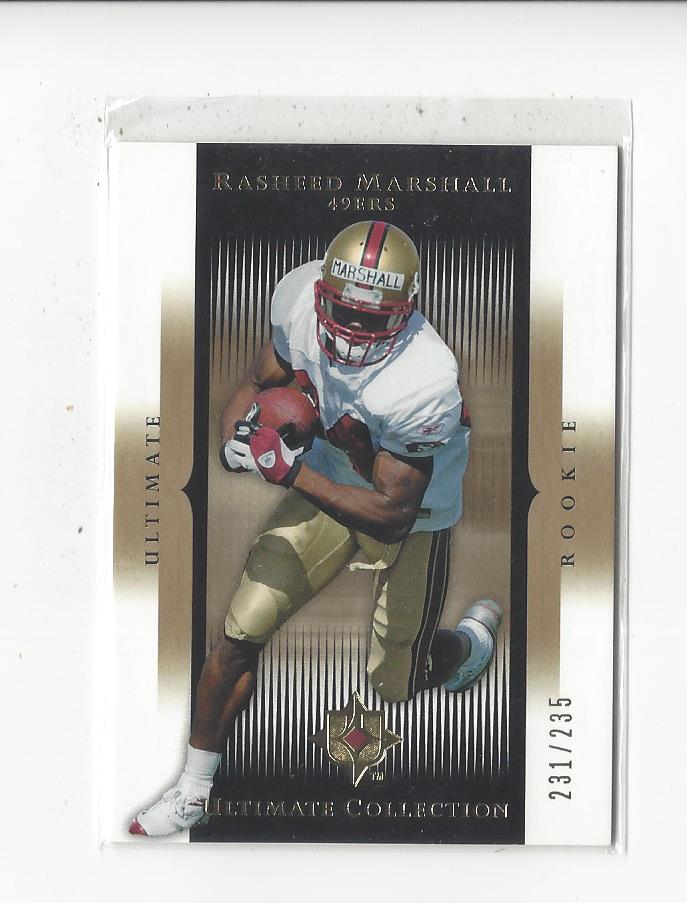 2005 Ultimate Collection #119 Rasheed Marshall RC