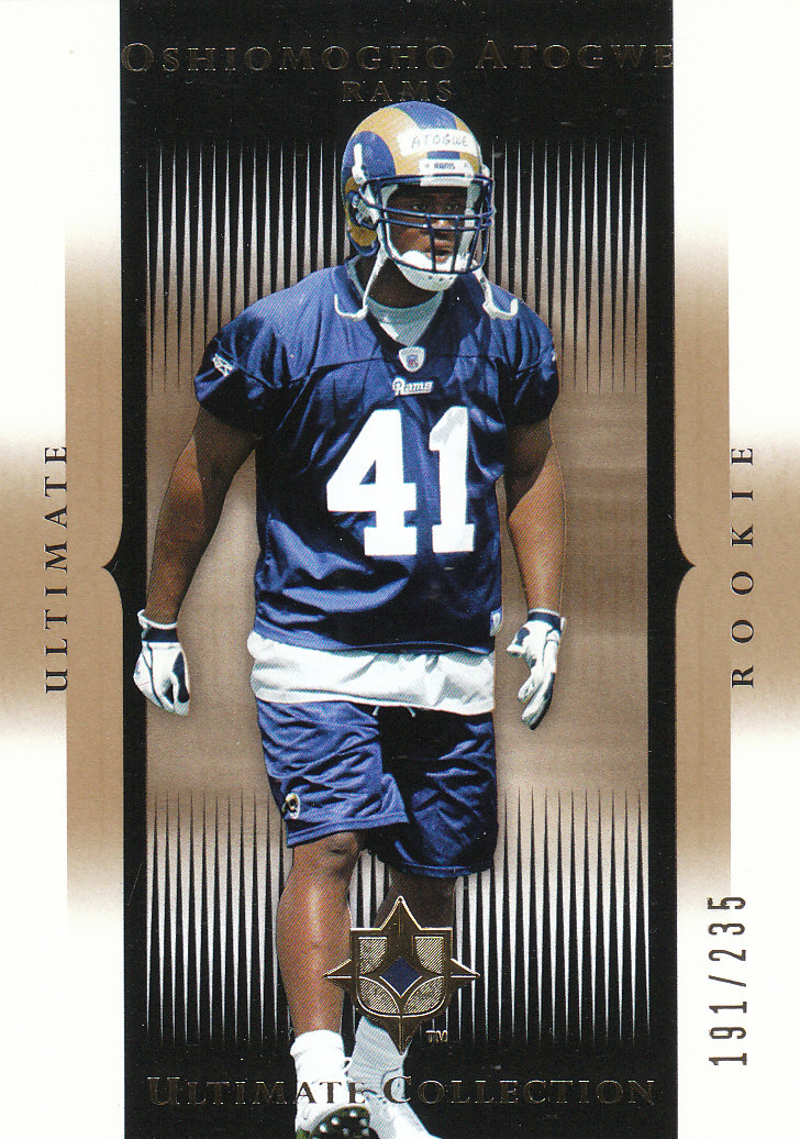 Tarjetas "conjunto principal" de fútbol americano Ultimate Collection 2005 (mazo superior) #2 a #289 - Imagen 220 de 301