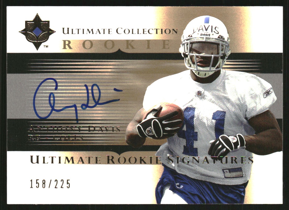 2005 Ultimate Collection #208 Anthony Davis AU RC