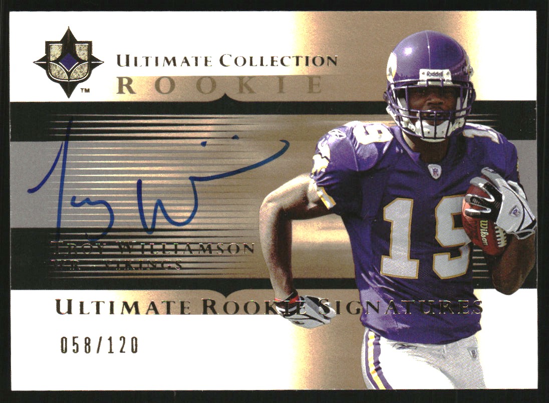 2005 Ultimate Collection #235 Troy Williamson AU/120 RC