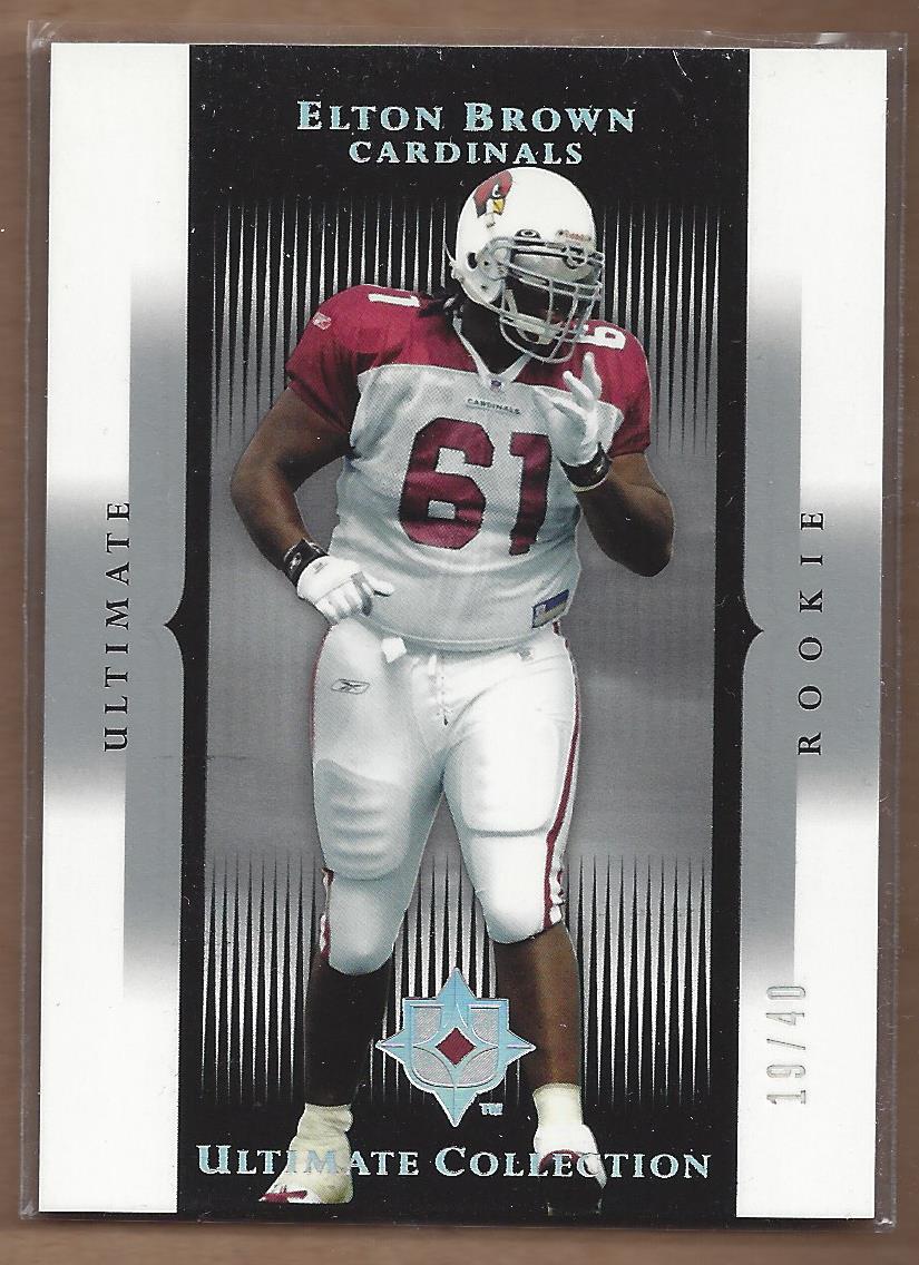 2005 Ultimate Collection Gold Holofoil #198 Elton Brown