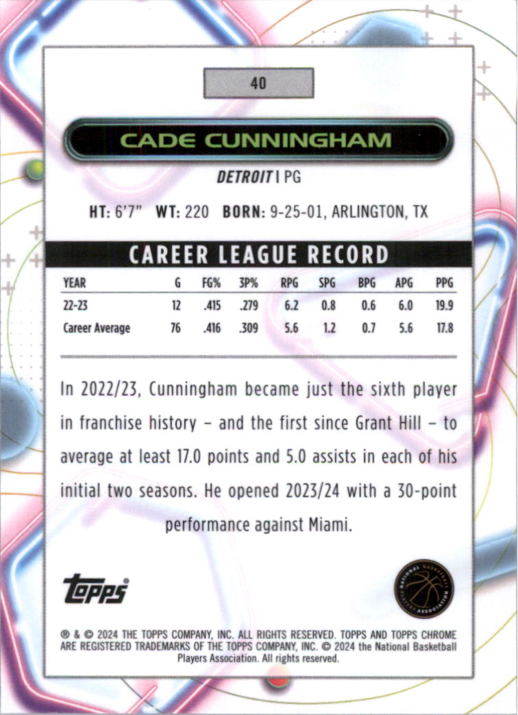 2023-24 Topps Cosmic Chrome Basketball Card Pick (Base) - Picture 79 of 357