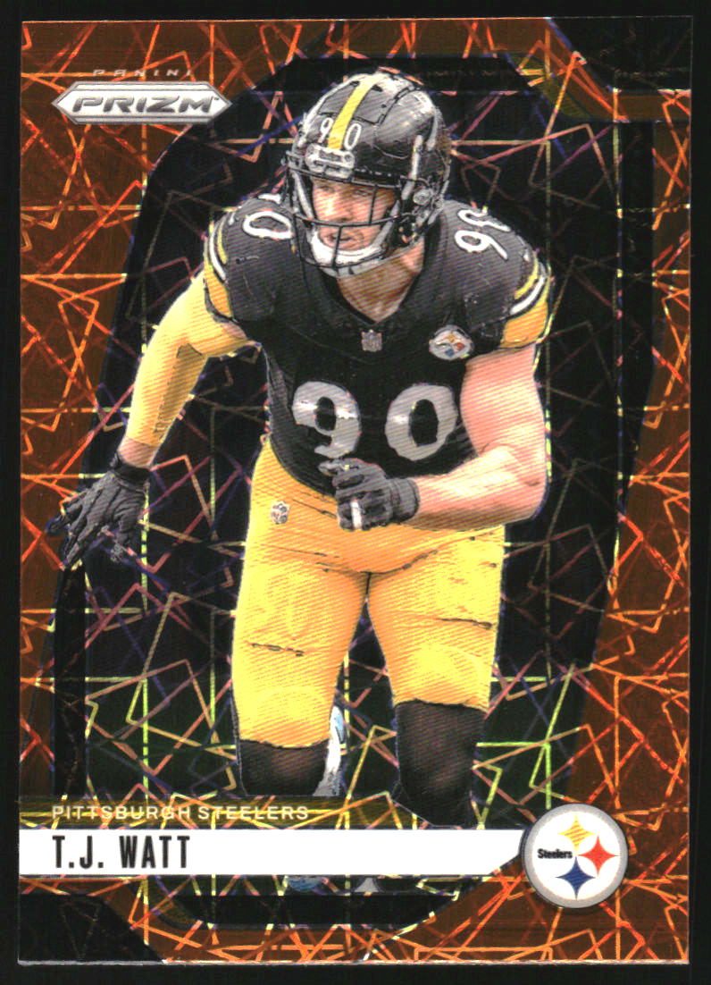 2024 Panini Prizm Prizms Lazer #245 T.J. Watt