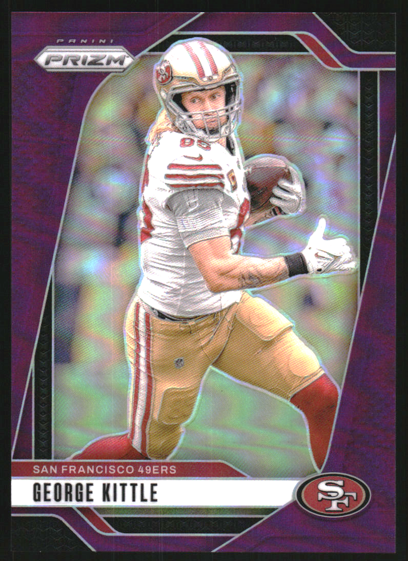 2024 Panini Prizm Prizms Purple #253 George Kittle