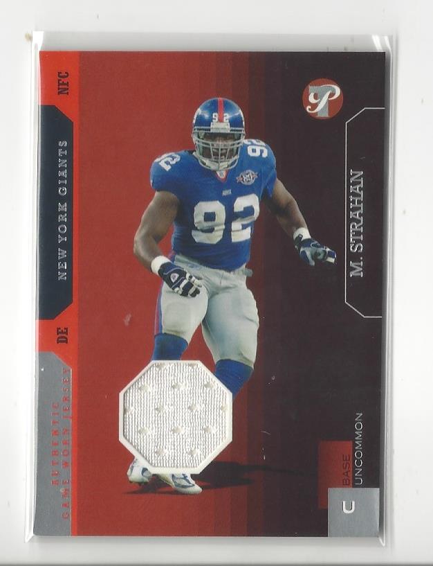 2005 Topps Pristine #137 Michael Strahan JSY U