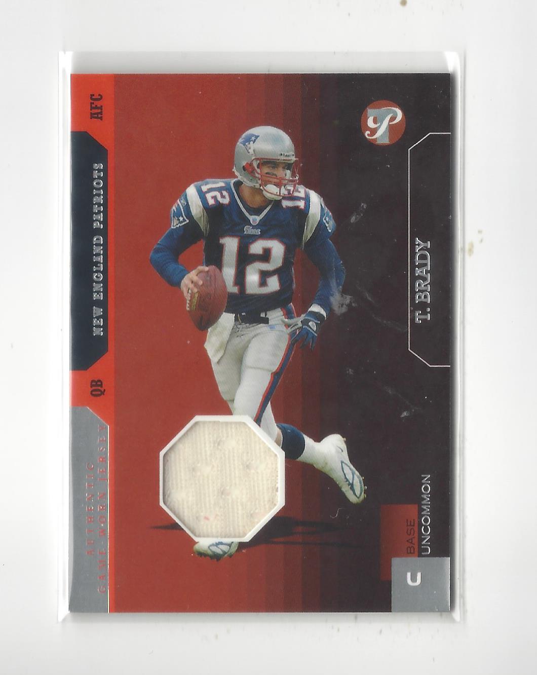 Tom Brady 2005 Topps New England Patriots Football Super Bowl