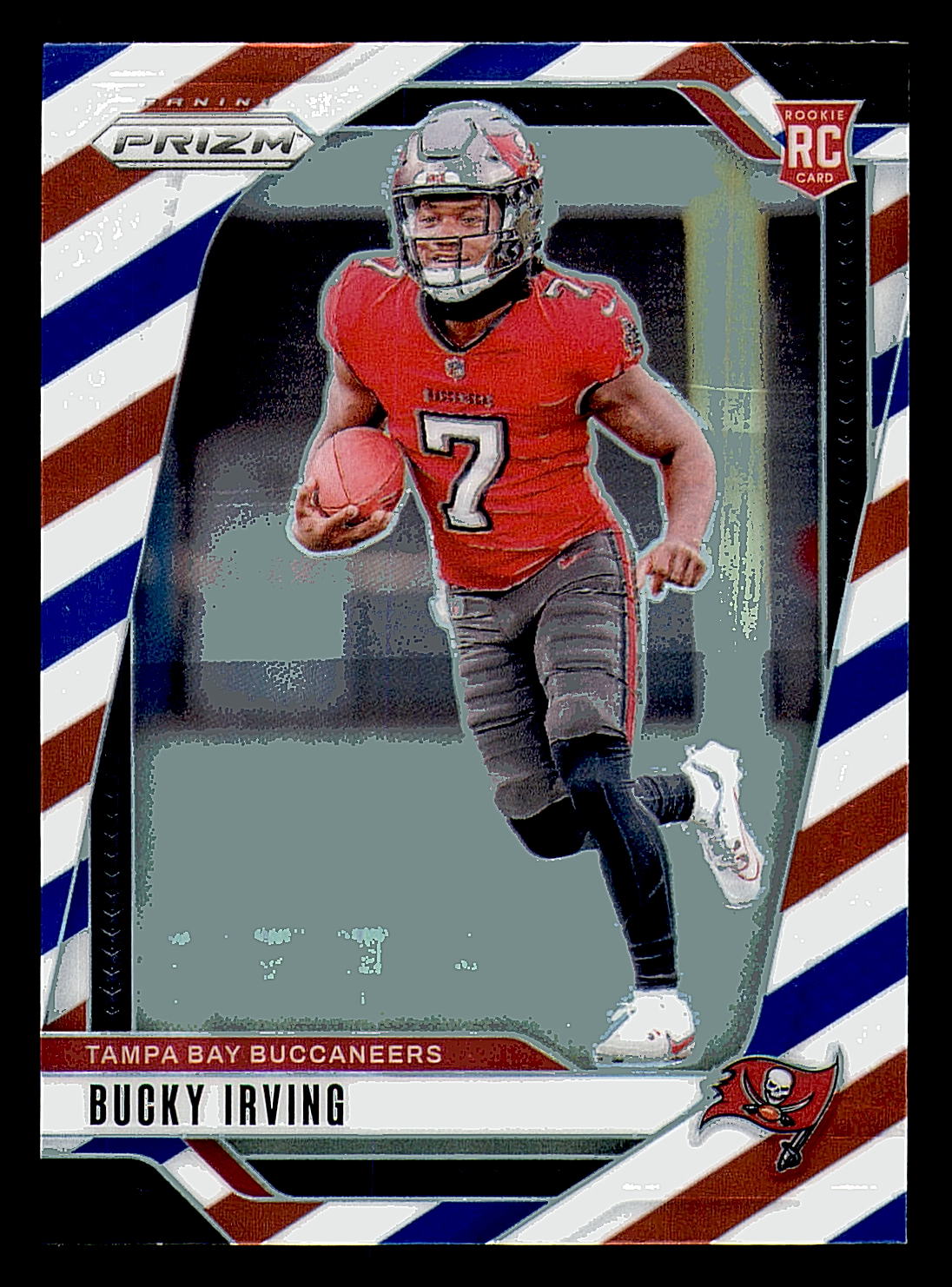 2024 Panini Prizm Prizms Red White and Blue #316 Bucky Irving