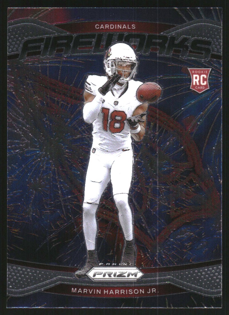 2024 Panini Prizm Fireworks #20 Marvin Harrison Jr.