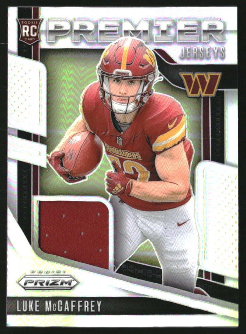 2024 Panini Prizm Premier Jerseys #19 Luke McCaffrey