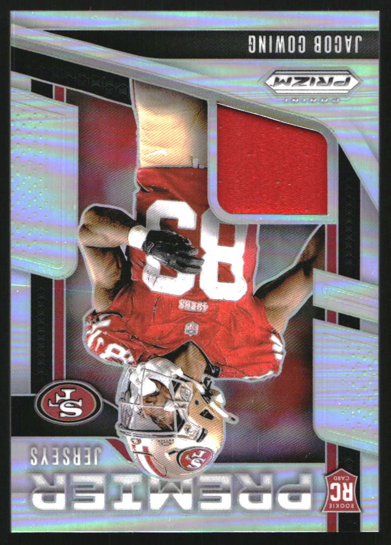 2024 Panini Prizm Premier Jerseys #22 Jacob Cowing