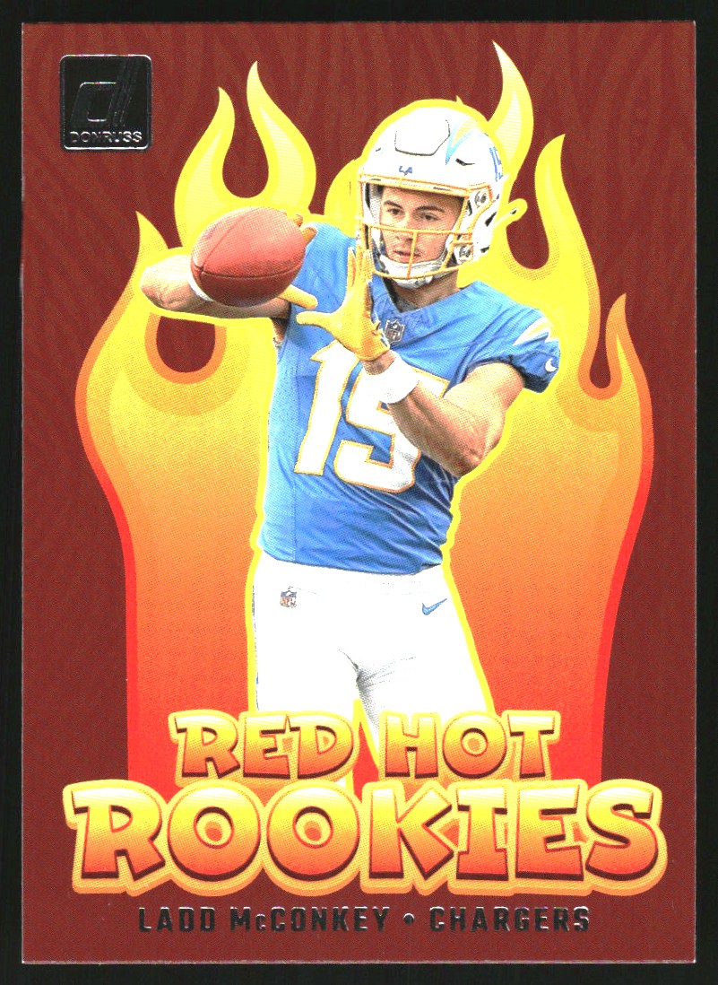 2024 Donruss Red Hot Rookies #4 Ladd McConkey