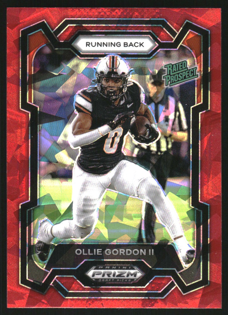 2024 Panini Prizm Draft Picks Prizms Red Ice #102 Ollie Gordon II