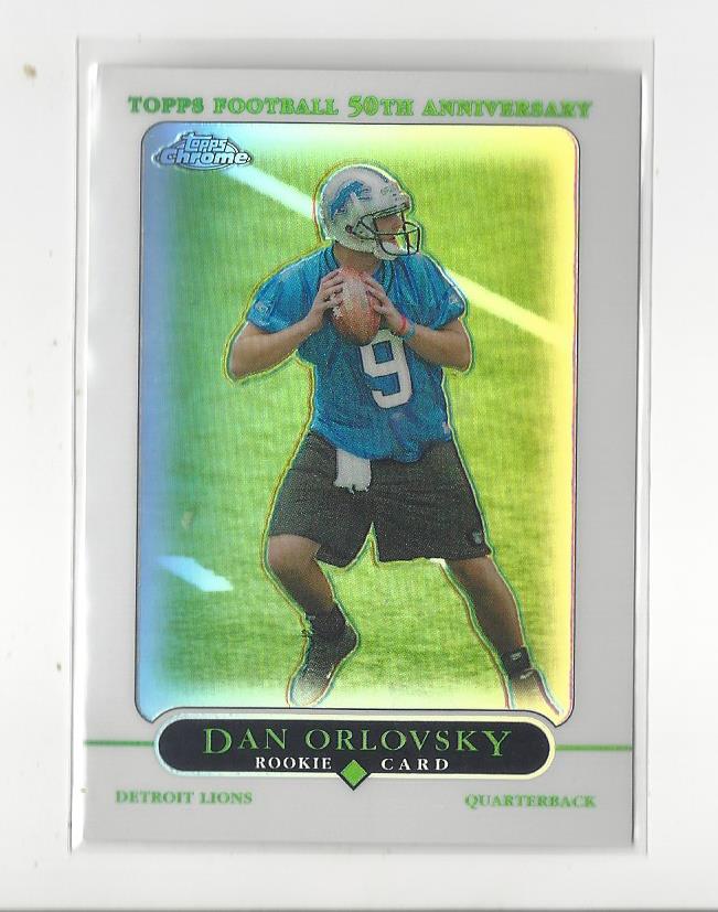 2005 Topps Chrome Refractors #232 Dan Orlovsky