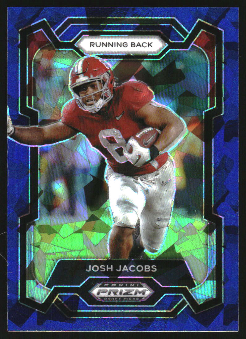 2024 Panini Prizm Draft Picks Prizms Blue Ice #67 Josh Jacobs