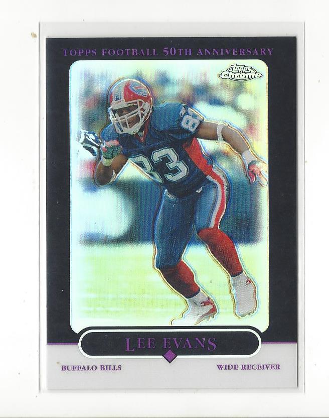 2005 Topps Chrome Black Refractors #6 Lee Evans