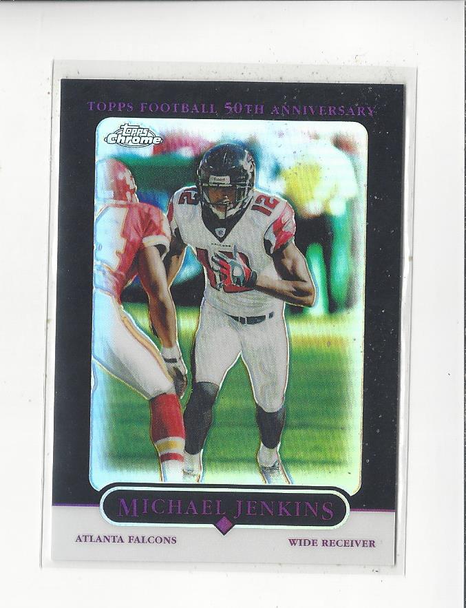 2005 Topps Chrome Black Refractors #100 Michael Jenkins