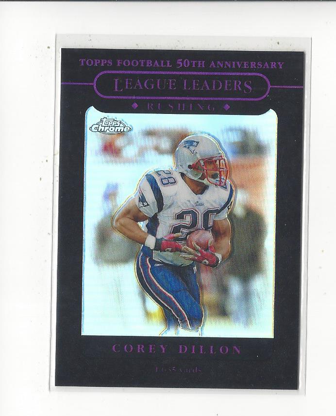 2005 Topps Chrome Black Refractors #152 Corey Dillon LL