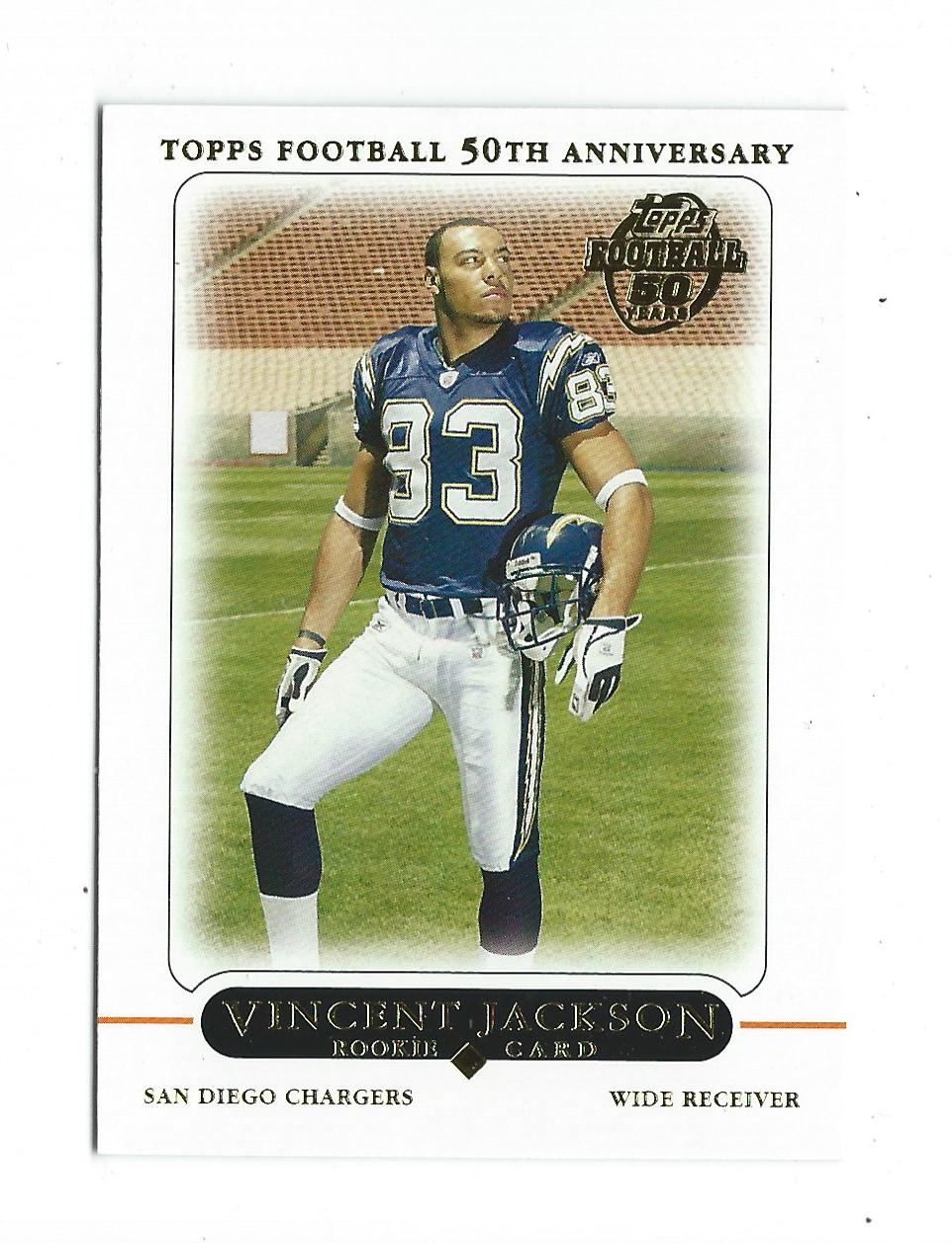 2005 Topps #420 Vincent Jackson RC