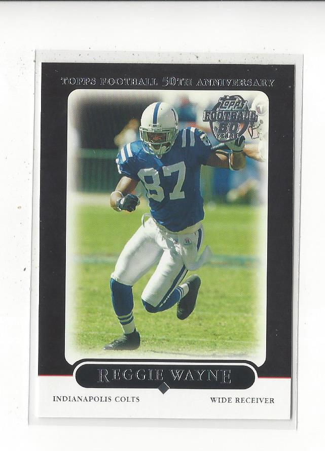 2005 Topps Black #119 Reggie Wayne