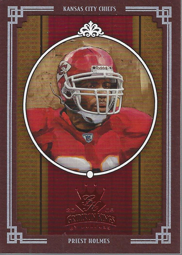 2005 Throwback Threads Gridiron Kings Framed Red #21 Priest Holmes